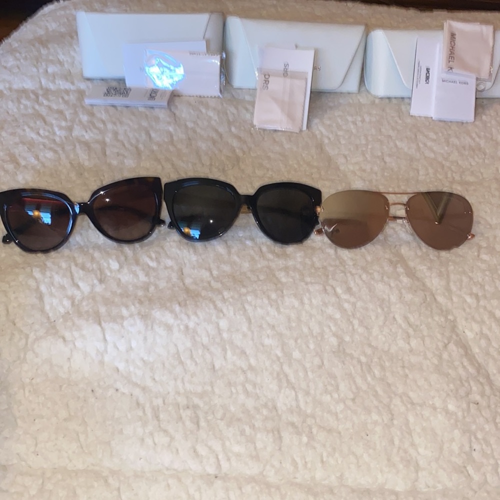 Michael Kors Sunglasses (U Choose) Paloma 1 (Brown or Black) Abilene (Pink) - Picture 12 of 12